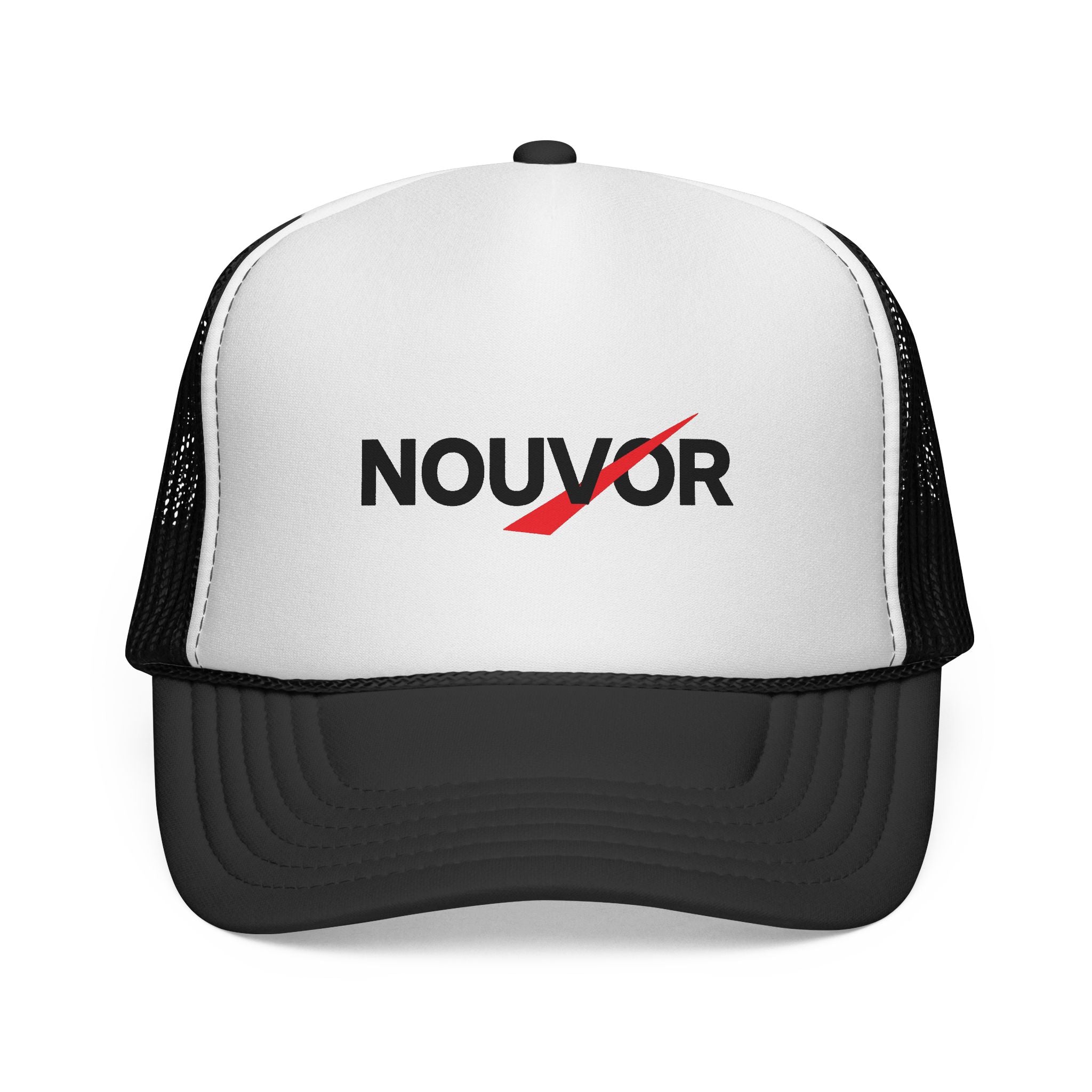 Trucker Cap - Nouvør Logo Mesh Hat (Green/White)