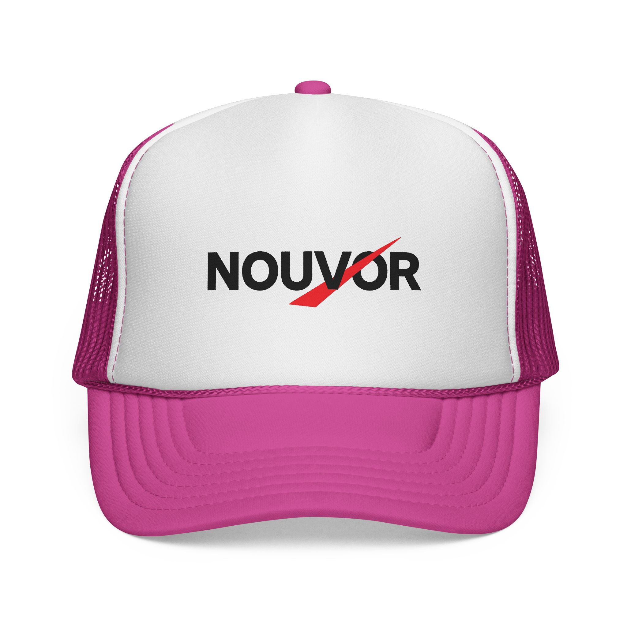 Trucker Cap - Nouvør Logo Mesh Hat (Green/White)