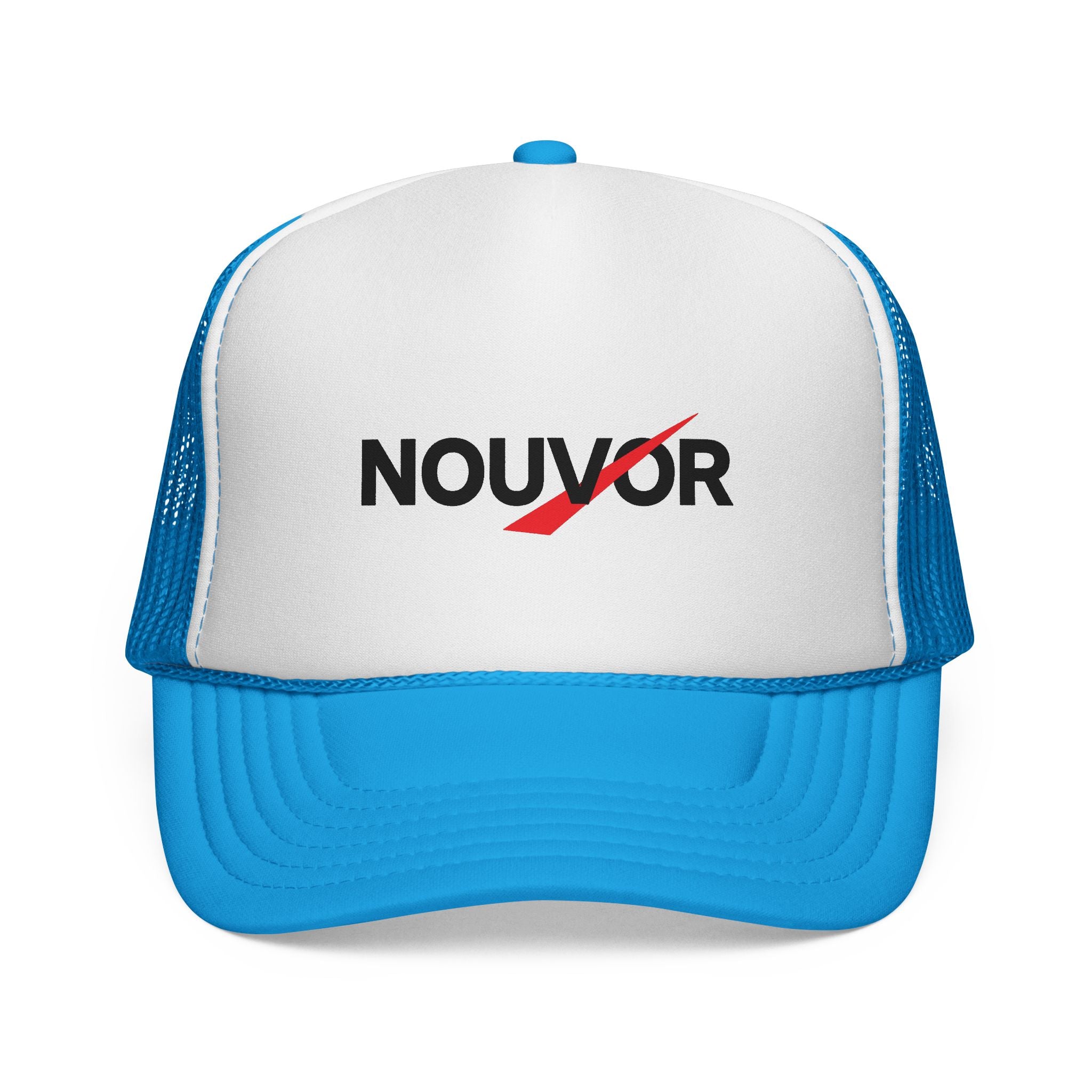 Trucker Cap - Nouvør Logo Mesh Hat (Green/White)