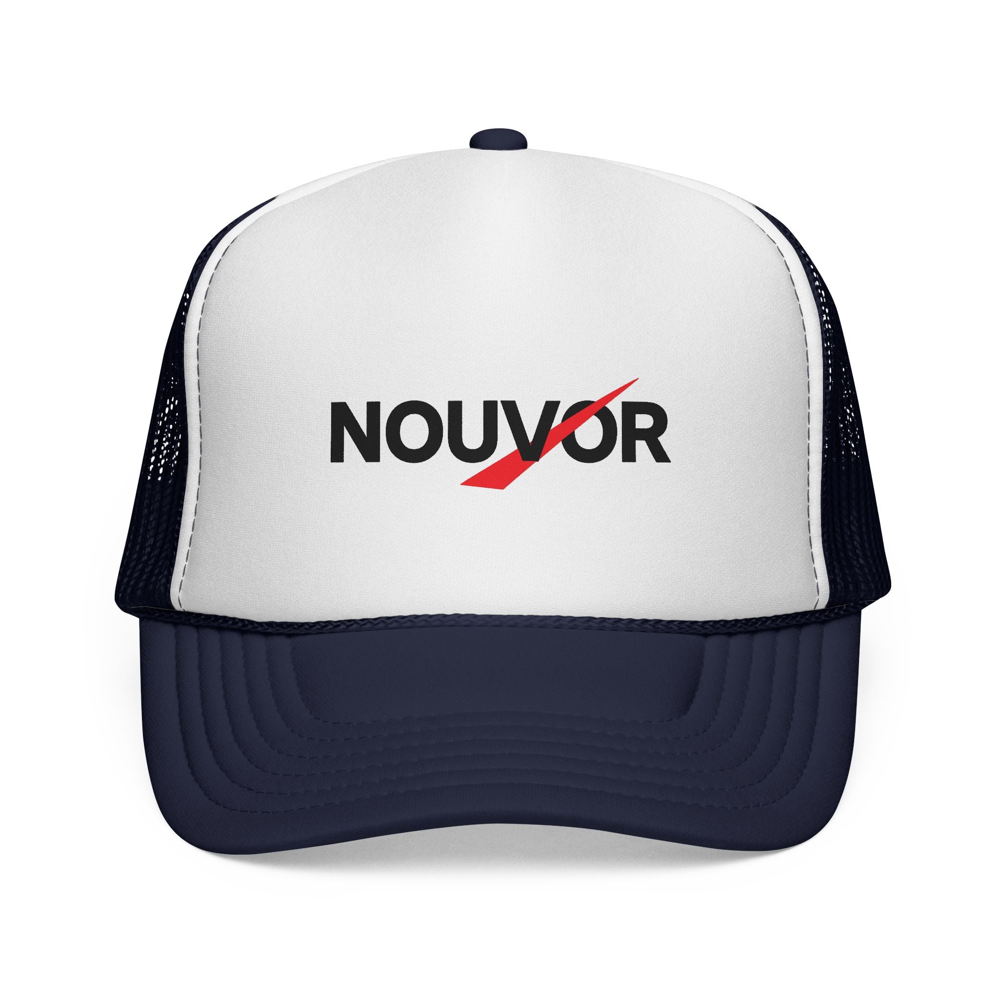 Trucker Cap - Nouvør Logo Mesh Hat (Green/White)
