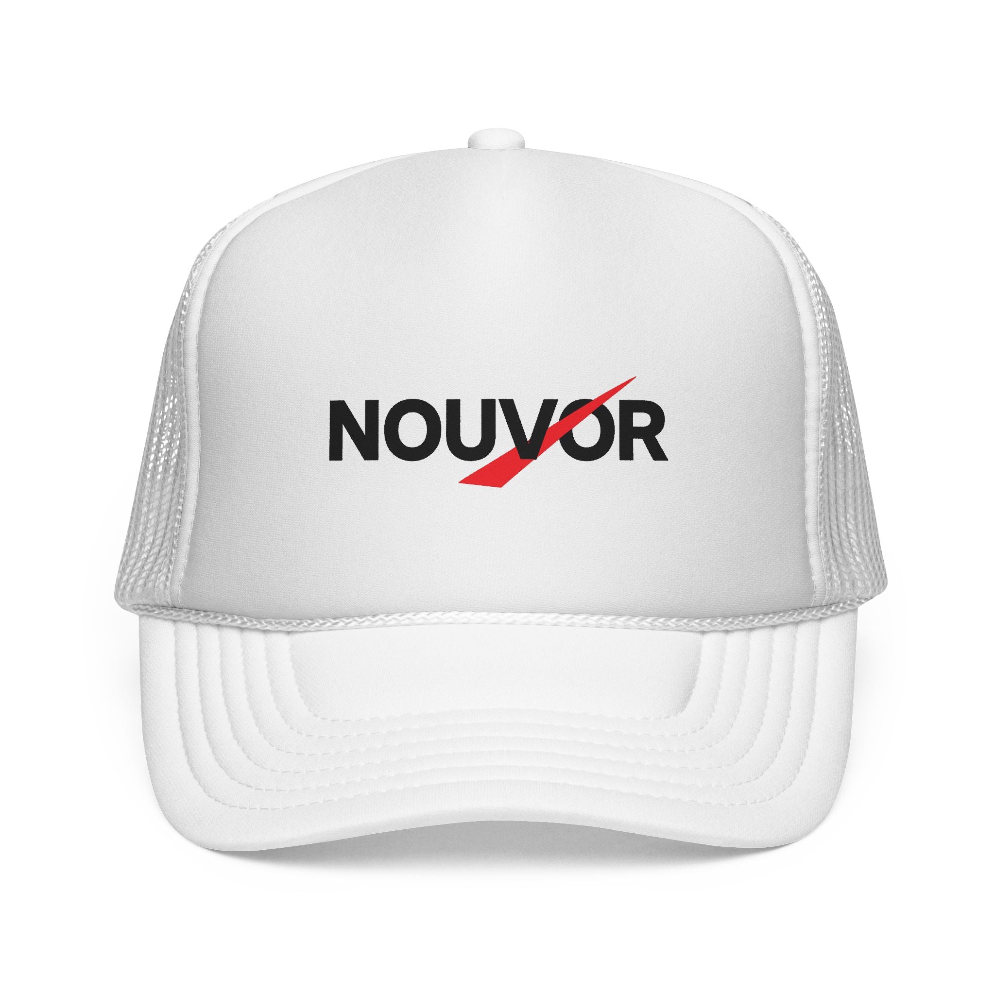 Trucker Cap - Nouvør Logo Mesh Hat (Green/White)