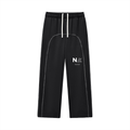 Contrast-Stitched Fleece Sweatpants